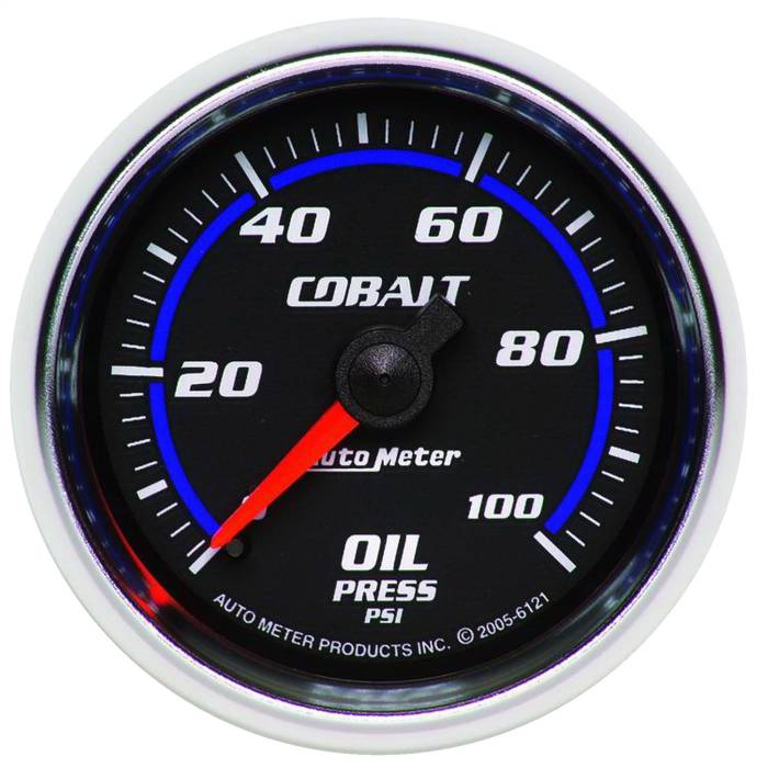 AutoMeter - AutoMeter Cobalt Mechanical Oil Pressure Gauge 6121