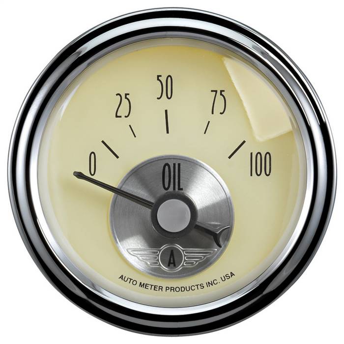 AutoMeter - AutoMeter Prestige Series Antique Ivory Oil Pressure Gauge 2027