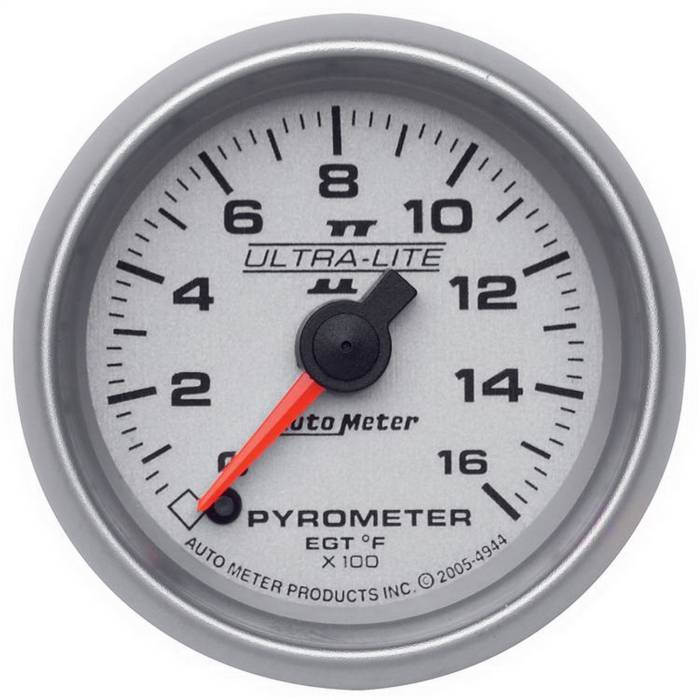 AutoMeter - AutoMeter Ultra-Lite II Electric Pyrometer Gauge Kit 4944
