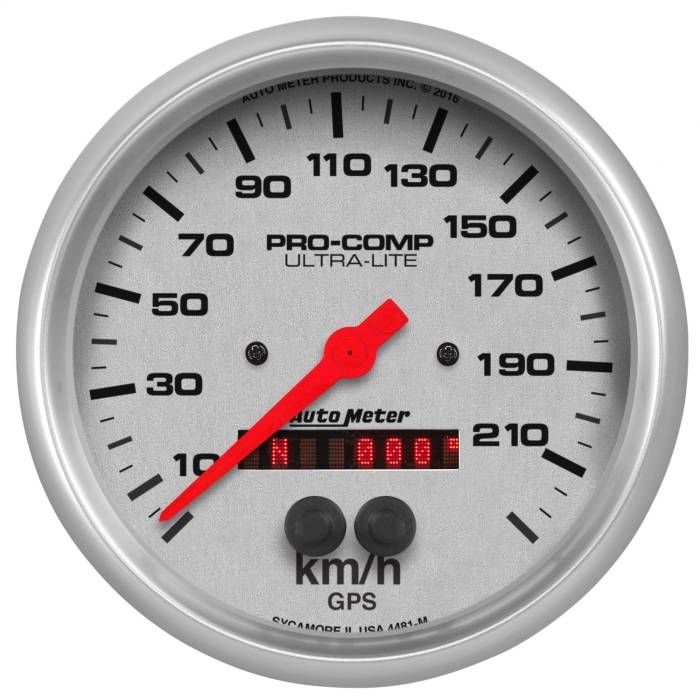AutoMeter - AutoMeter Ultra-Lite GPS Speedometer 4481-M