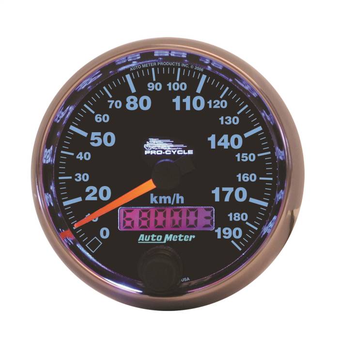 AutoMeter - AutoMeter Pro-Cycle Electric Speedometer 19340-M