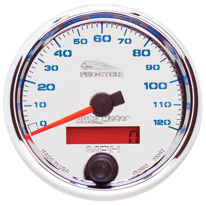AutoMeter - AutoMeter Pro-Cycle Electric Speedometer 19342