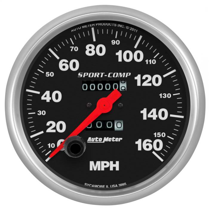 AutoMeter - AutoMeter Sport-Comp In-Dash Mechanical Speedometer 3995