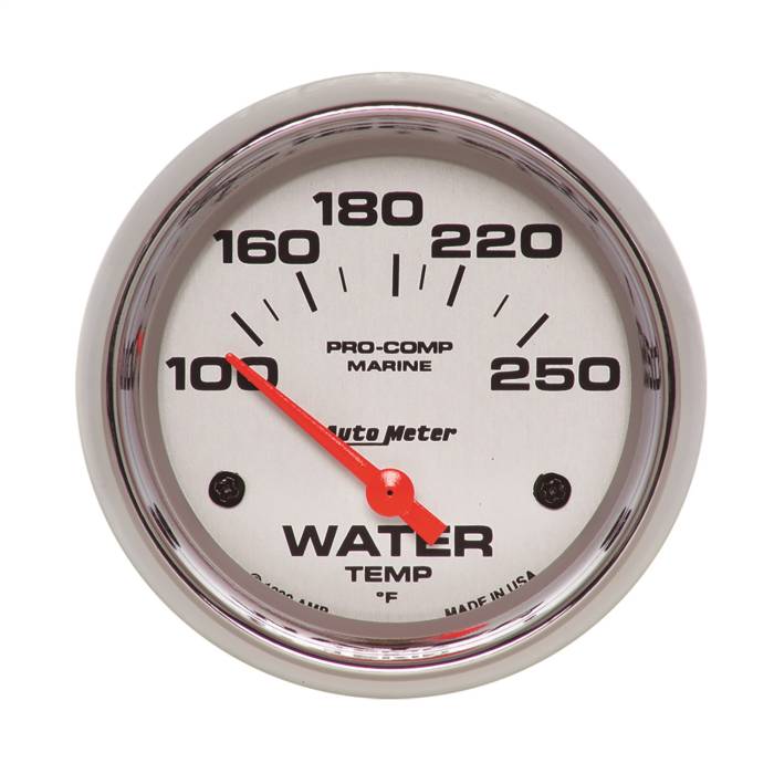 AutoMeter - AutoMeter Marine Electric Water Temperature Gauge 200763-35