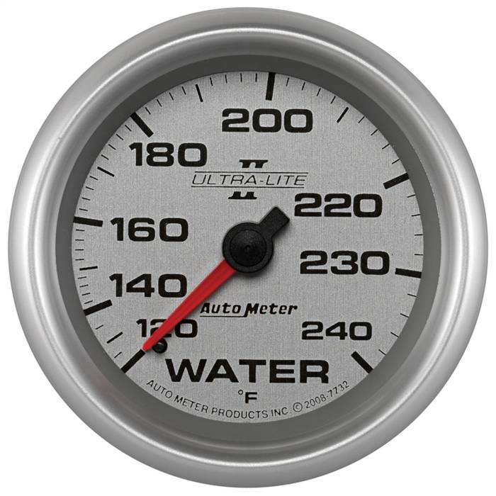 AutoMeter - AutoMeter Ultra-Lite II Mechanical Water Temperature Gauge 7732