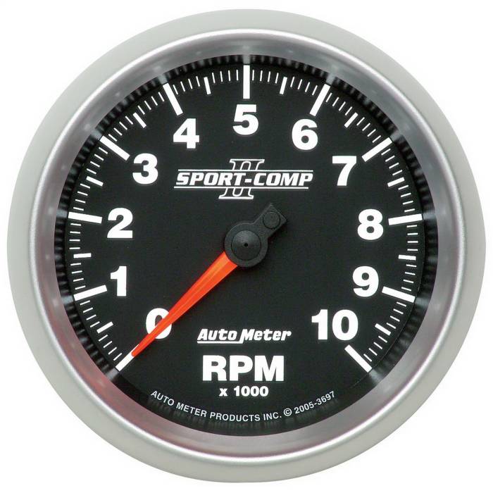 AutoMeter - AutoMeter Sport-Comp II In-Dash Tachometer 3697