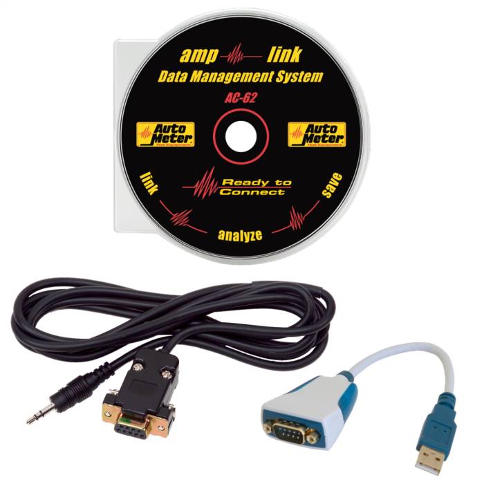 AutoMeter - AutoMeter AMP-Link Data Download Software/Cable Kit AC-63