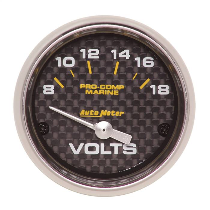 AutoMeter - AutoMeter Marine Electric Voltmeter Gauge 200756-40