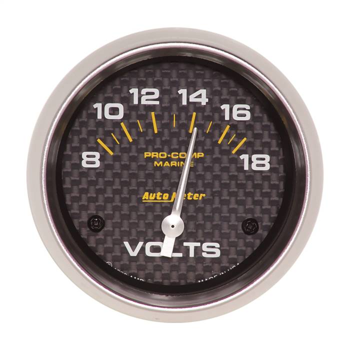 AutoMeter - AutoMeter Marine Electric Voltmeter Gauge 200757-40