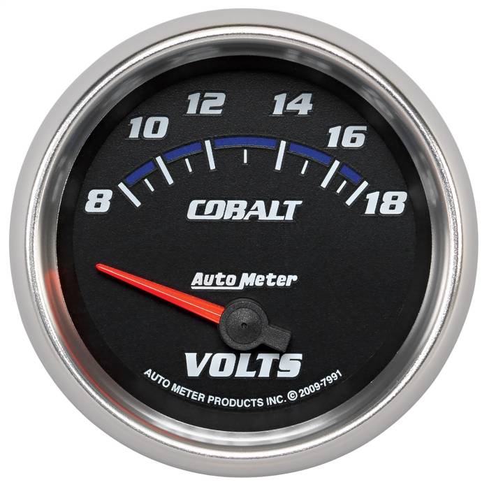 AutoMeter - AutoMeter Cobalt Electric Voltmeter Gauge 7991
