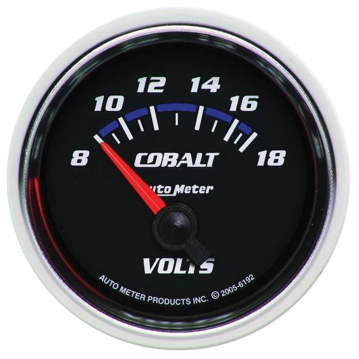 AutoMeter - AutoMeter Cobalt Electric Voltmeter Gauge 6192