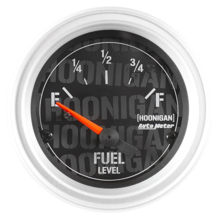 AutoMeter - AutoMeter Hoonigan Electric Fuel Level Gauge 4316-09000