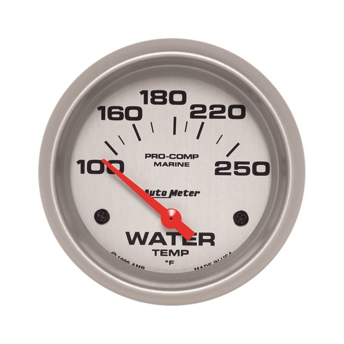 AutoMeter - AutoMeter Marine Electric Water Temperature Gauge 200763-33