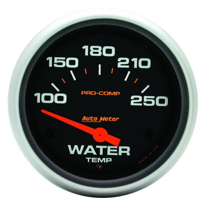 AutoMeter - AutoMeter Pro-Comp Electric Water Temperature Gauge 5437