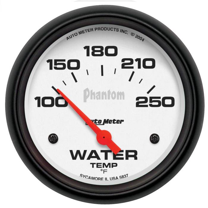 AutoMeter - AutoMeter Phantom Electric Water Temperature Gauge 5837
