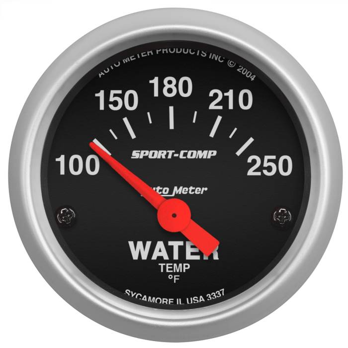 AutoMeter - AutoMeter Sport-Comp Electric Water Temperature Gauge 3337