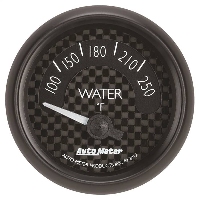 AutoMeter - AutoMeter GT Series Electric Water Temperature Gauge 8037