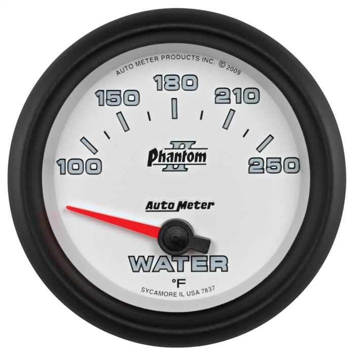 AutoMeter - AutoMeter Phantom II Electric Water Temperature Gauge 7837