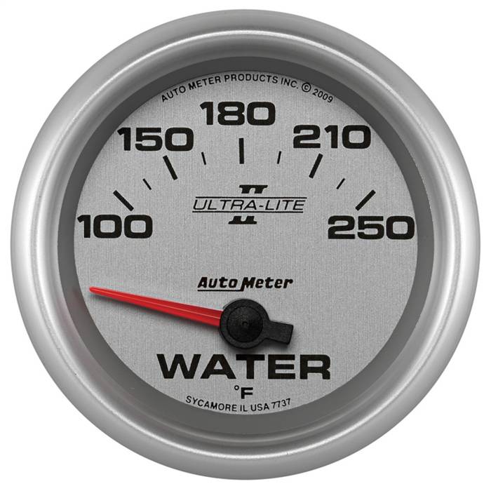 AutoMeter - AutoMeter Ultra-Lite II Electric Water Temperature Gauge 7737