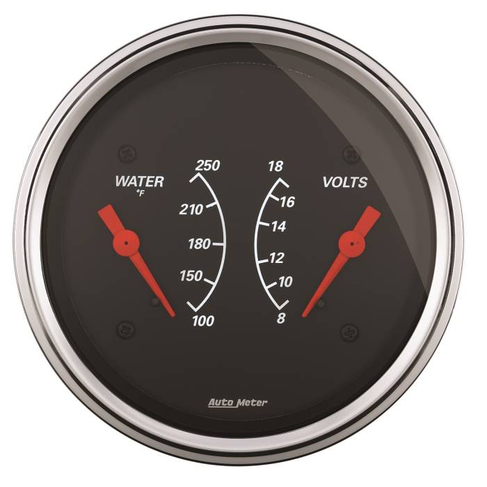 AutoMeter - AutoMeter Designer Black Water Temperature Gauge 1430