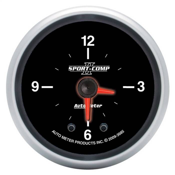 AutoMeter - AutoMeter Sport-Comp II Clock 3685