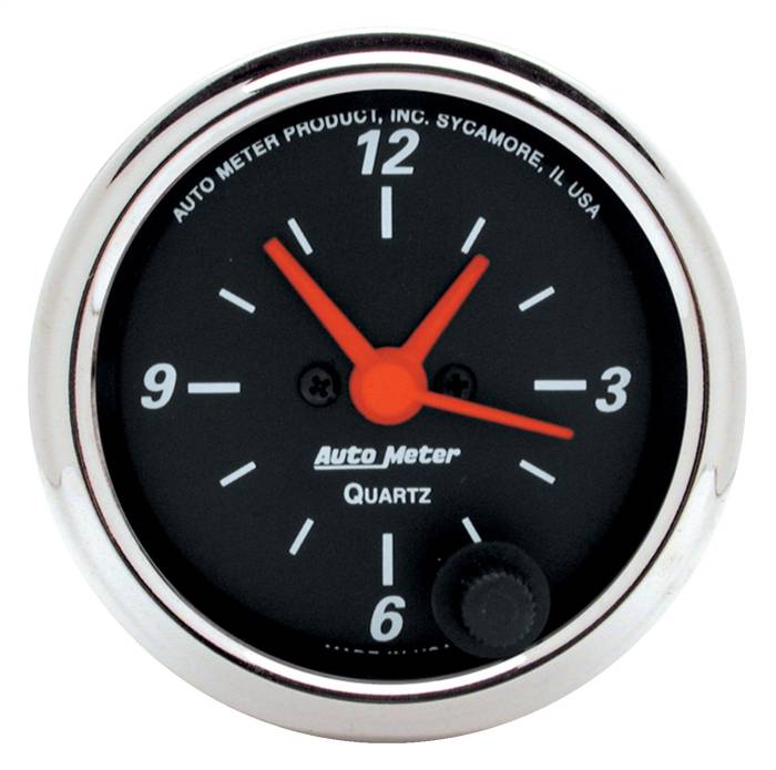 AutoMeter - AutoMeter Designer Black Clock 1484