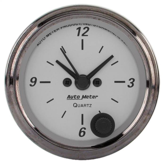 AutoMeter - AutoMeter American Platinum Clock 1986