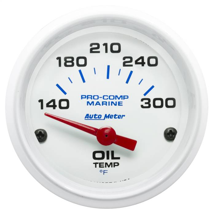 AutoMeter - AutoMeter Marine Electric Oil Temperature Gauge 200764