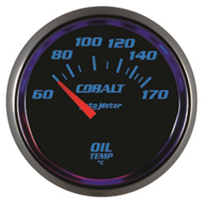 AutoMeter - AutoMeter Cobalt Electric Oil Temperature Gauge 6148-M