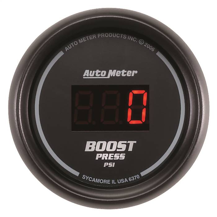 AutoMeter - AutoMeter Sport-Comp Digital Boost Gauge 6370