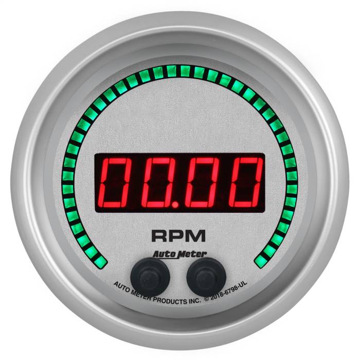 AutoMeter - AutoMeter Ultra-Lite Elite Digital Tachometer 6798-UL