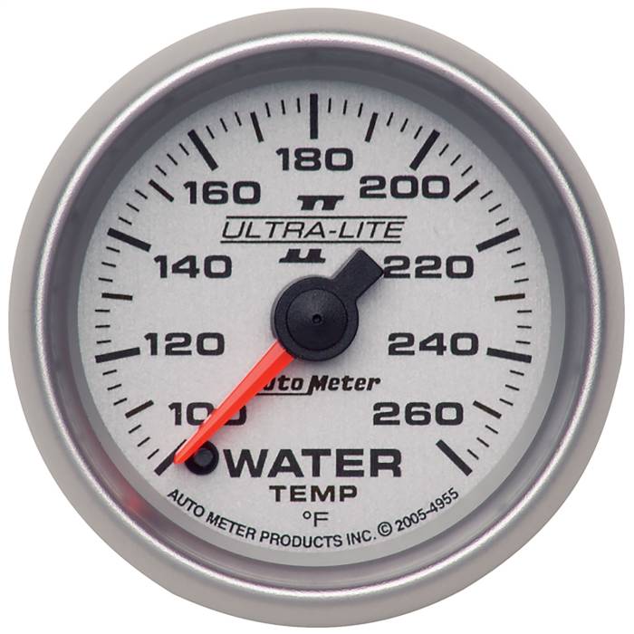AutoMeter - AutoMeter Ultra-Lite II Electric Water Temperature Gauge 4955