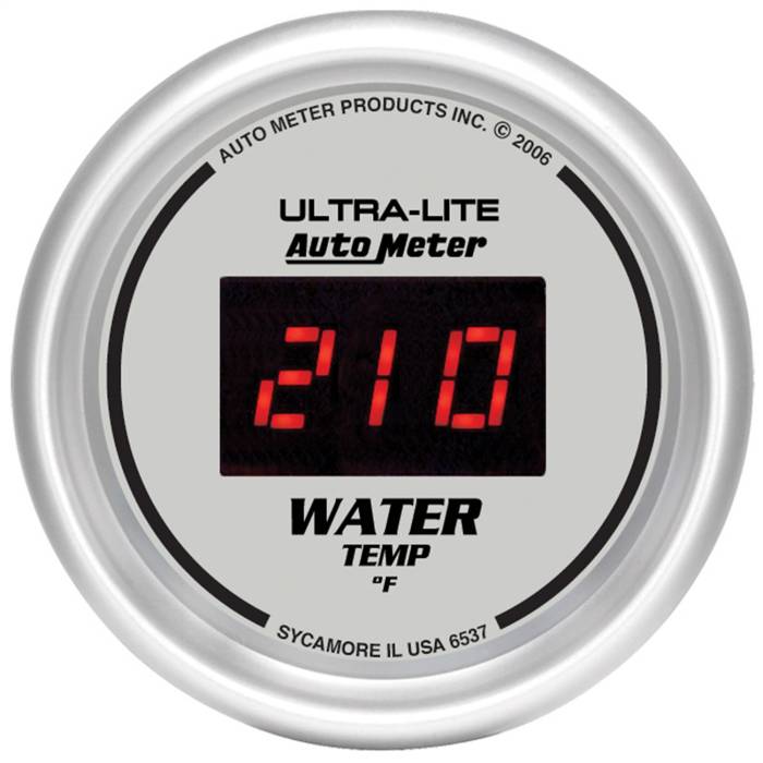 AutoMeter - AutoMeter Ultra-Lite Digital Water Temperature Gauge 6537