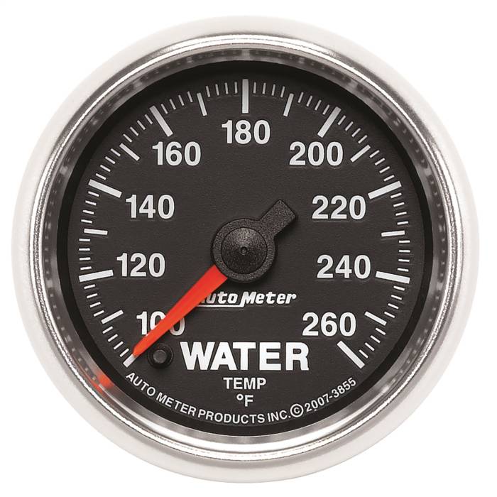 AutoMeter - AutoMeter GS Electric Water Temperature Gauge 3855