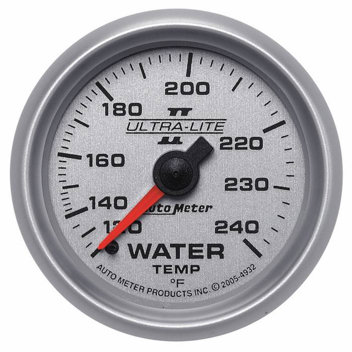 AutoMeter - AutoMeter Ultra-Lite II Mechanical Water Temperature Gauge 4932