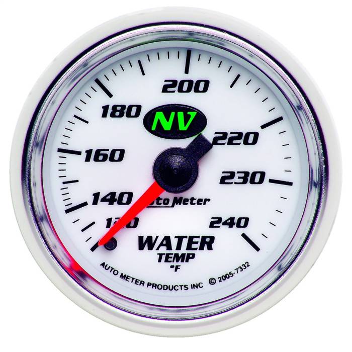 AutoMeter - AutoMeter NV Mechanical Water Temperature Gauge 7332