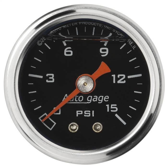AutoMeter - AutoMeter Sport-Comp Mechanical Fuel Pressure Gauge 2172