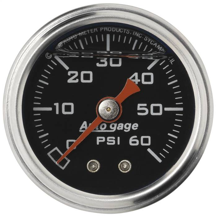 AutoMeter - AutoMeter Sport-Comp Mechanical Fuel Pressure Gauge 2173