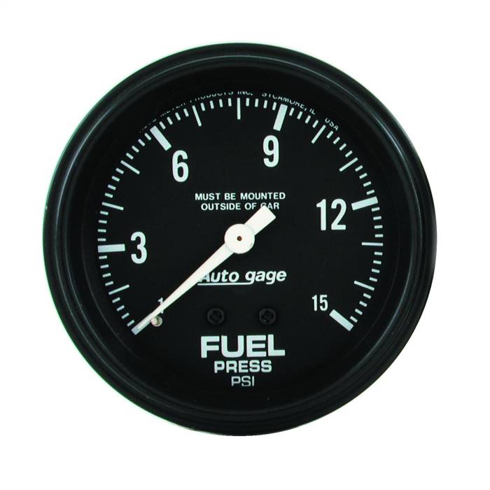 AutoMeter - AutoMeter Autogage Mechanical Fuel Pressure Gauge 2311