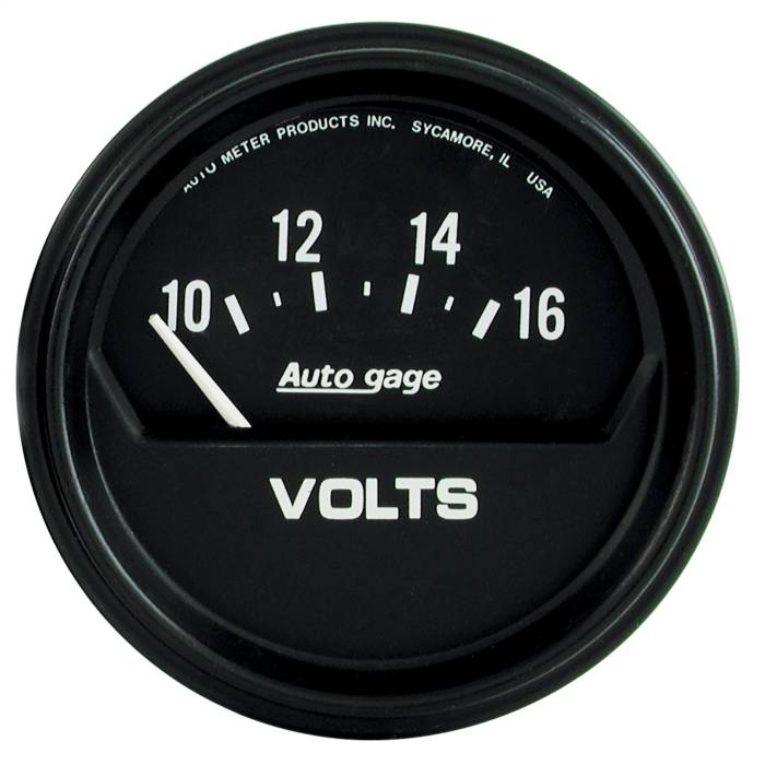 AutoMeter - AutoMeter Autogage Electric Voltmeter Gauge 2319