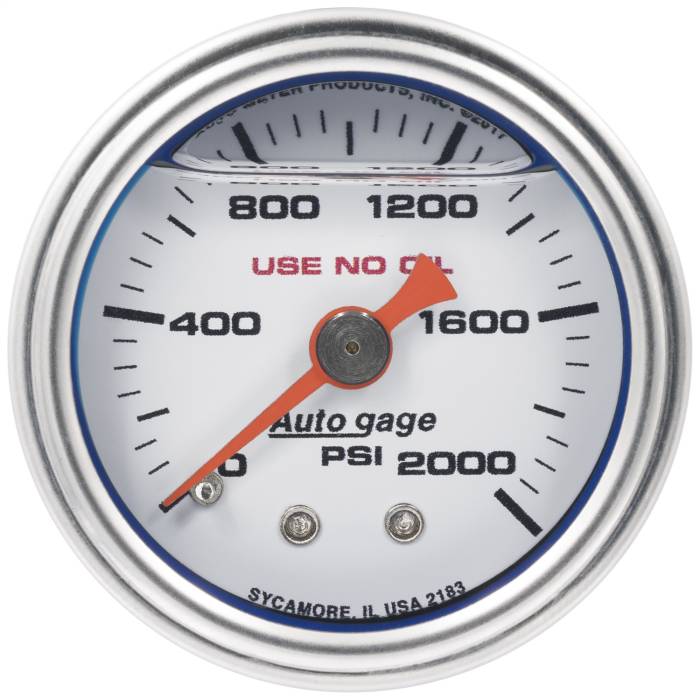 AutoMeter - AutoMeter Autogage Mechanical Nitrous Oxide Pressure Gauge 2183