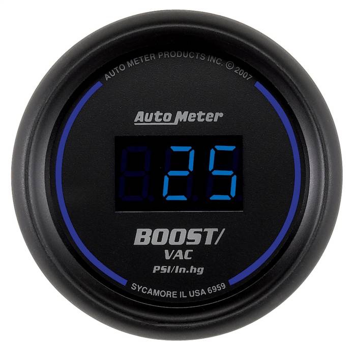 AutoMeter - AutoMeter Cobalt Digital Boost/Vacuum Gauge 6959