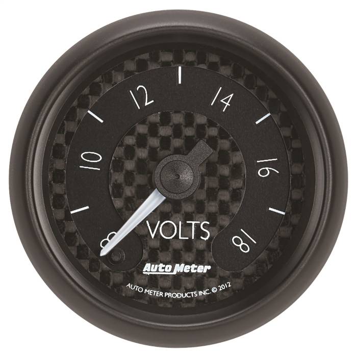 AutoMeter - AutoMeter GT Series Electric Voltmeter Gauge 8091