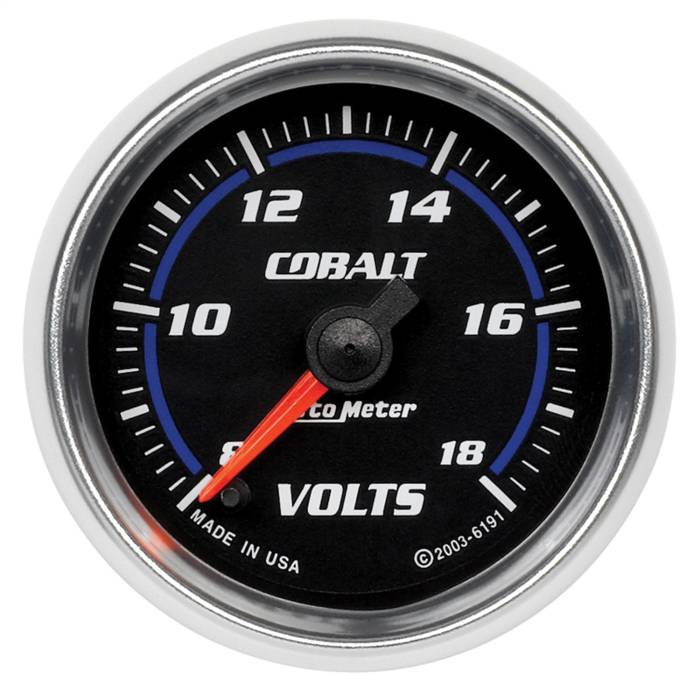 AutoMeter - AutoMeter Cobalt Electric Voltmeter Gauge 6191