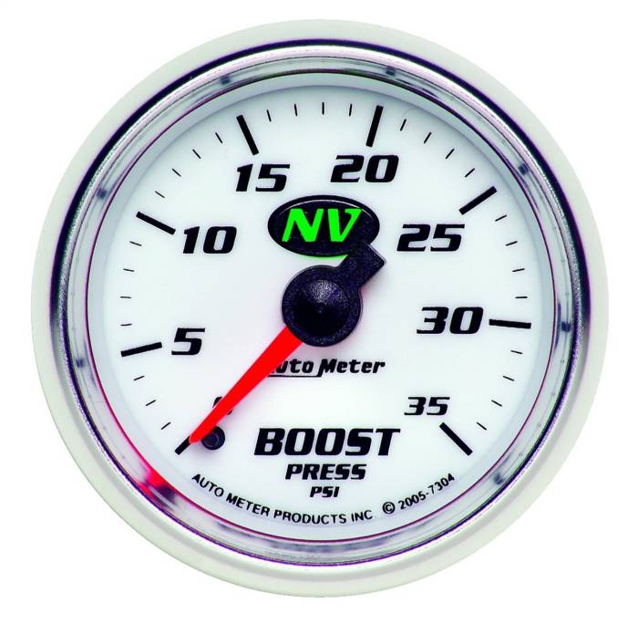 AutoMeter - AutoMeter NV Mechanical Boost Gauge 7304