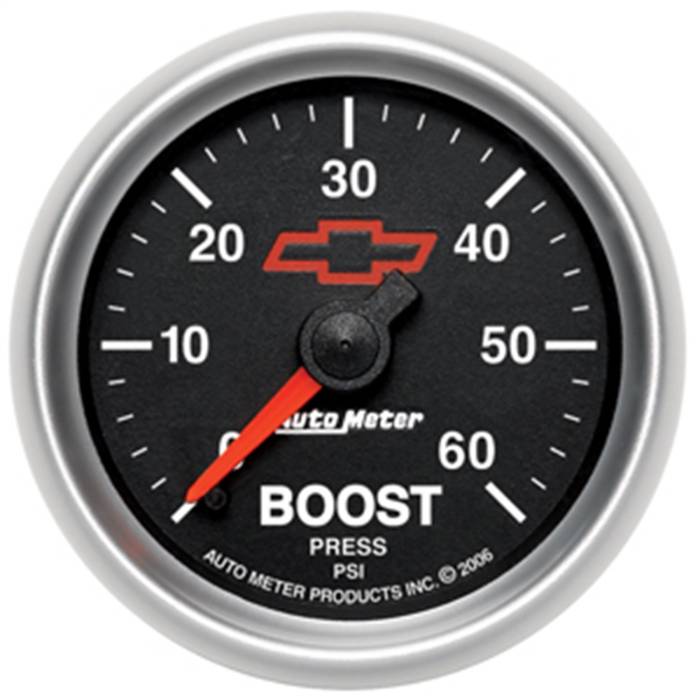 AutoMeter - AutoMeter GM Series Mechanical Boost Gauge 3605-00406