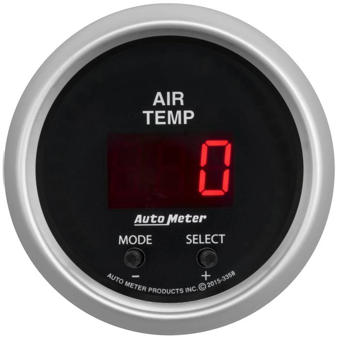 AutoMeter - AutoMeter Sport-Comp Digital Air Temperature Gauge 3358