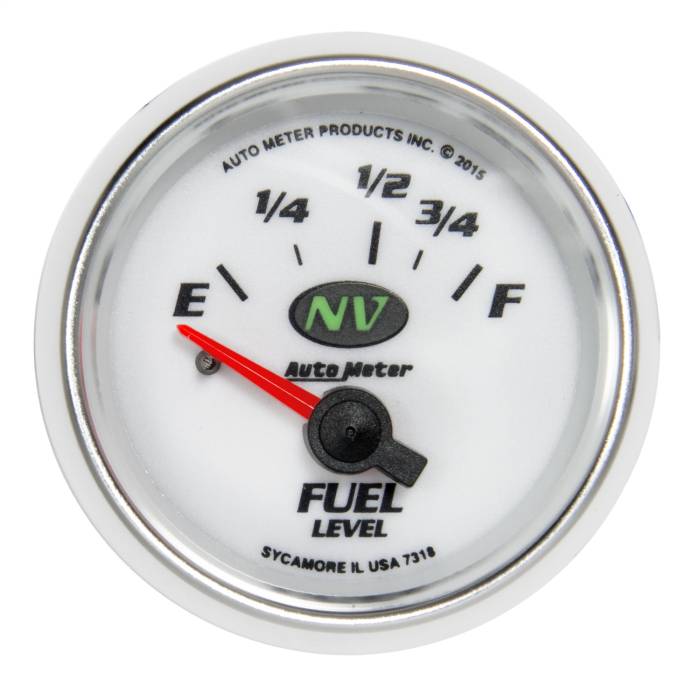 AutoMeter - AutoMeter NV Electric Fuel Level Gauge 7318