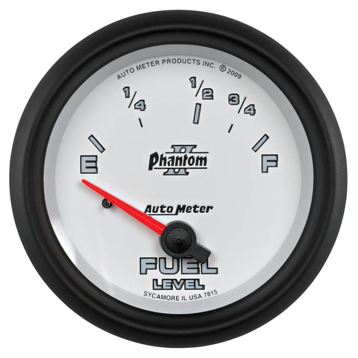 AutoMeter - AutoMeter Phantom II Electric Fuel Level Gauge 7815