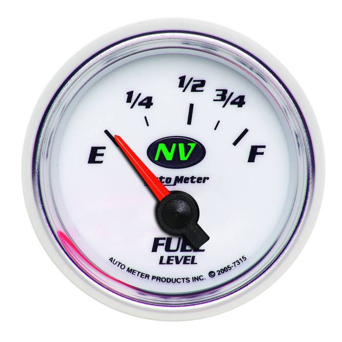 AutoMeter - AutoMeter NV Electric Fuel Level Gauge 7315